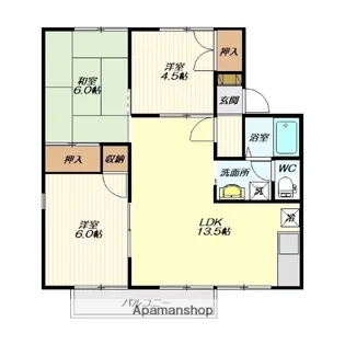 メゾンドかおすな【202号室】の間取り