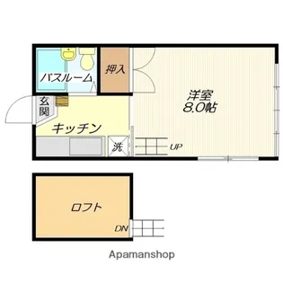 中桜田ハイツ【206号室】の間取り