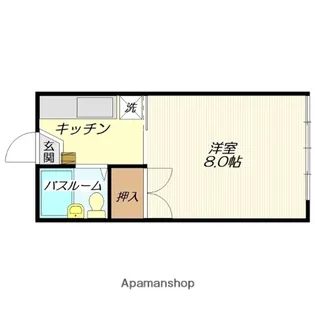 中桜田ハイツ【105号室】の間取り