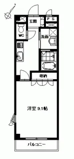 SAKURA COOP 宝(サクラコーポ宝)【1階】の間取り