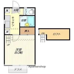 メゾンイストワール【101号室】の間取り