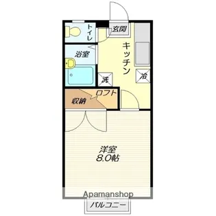 レジデンス沼沢B【105号室】の間取り
