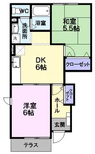プリマベーラ【1階】の間取り