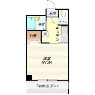 クレス十日町【205号室】の間取り