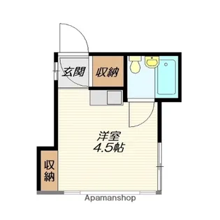リバーサイド冠【2号室】の間取り