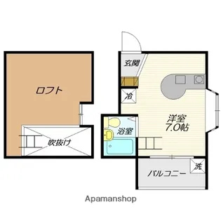 サクシードヴィレッジA【105号室】の間取り