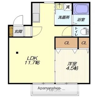 コーポ高橋(桜田西)【202号室】の間取り