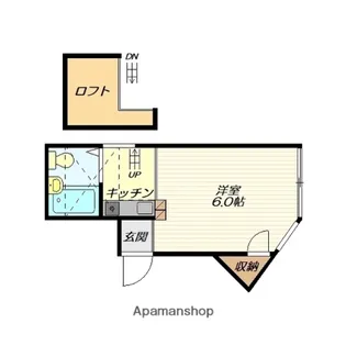 ホットハウス【202号室】の間取り