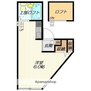 ホットハウス【201号室】の間取り