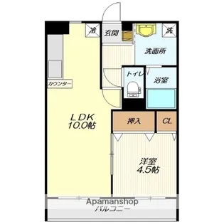 シャングリ・ラ千歳【305号室】の間取り