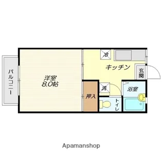 メゾンネオラ桜田【201号室】の間取り