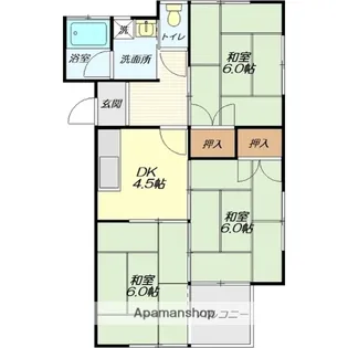 メゾンクロダ【2階】の間取り