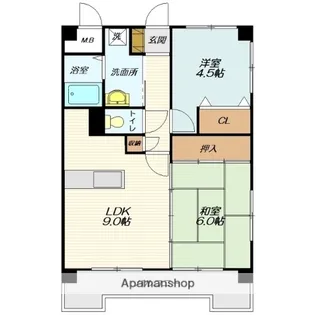 ロイヤルコート東青田【301号室】の間取り