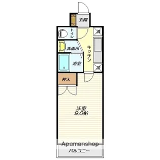ウインデール【A-7号室】の間取り