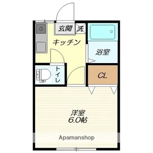 ロイヤルハイツヤマシチ【203号室】の間取り