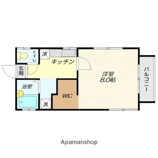 99アネックス【107号室】の間取り