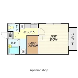 99アネックス【207号室】の間取り