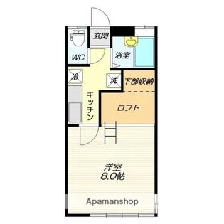 ルーキーリーグ【202号室】の間取り