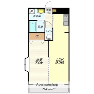 メゾン・ジュネスⅤ【308号室】の間取り