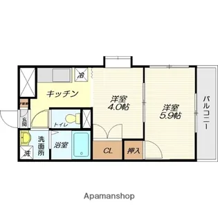 サンフラワーマンション【A3号室】の間取り