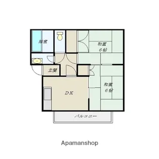 コーポ村田 C棟【C201号室】の間取り