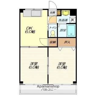 ピュアタウンA【205号室】の間取り