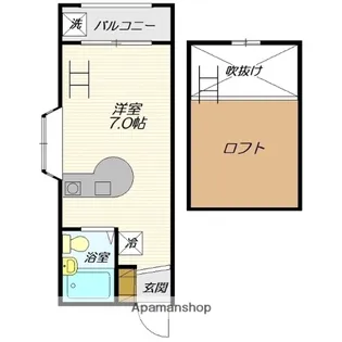 サクシードヴィレッジC【120号室】の間取り