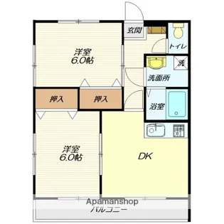 チェリーハイツ21【107号室】の間取り