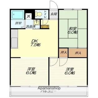 3DKの間取り画像