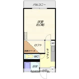 AGORA【203号室】の間取り