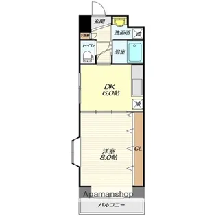 メゾン・ジュネスⅢ【6階】の間取り