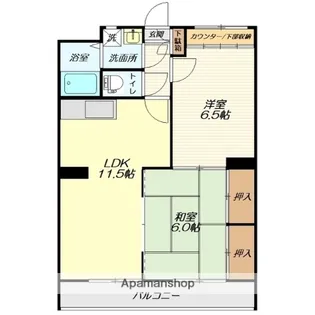 ピーコック28【3階】の間取り