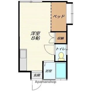 ラポール前田B【201号室】の間取り