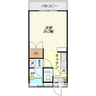 クックデュオ【102号室】の間取り