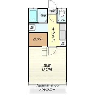 アバディーン【502号室】の間取り