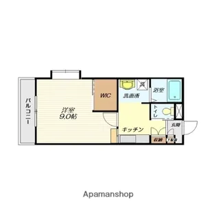 ファミーユ小白川【308号室】の間取り
