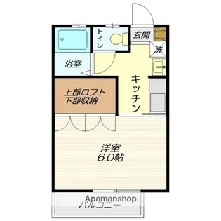 エステート東青田 北棟【105号室】の間取り
