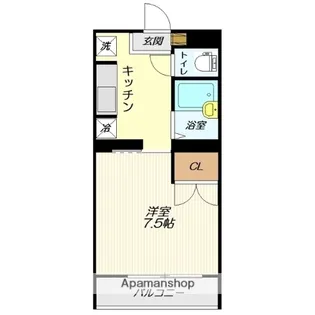 コスモタウン【203号室】の間取り