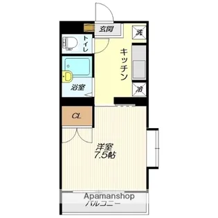 コスモタウン【305号室】の間取り