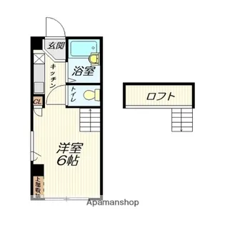 イーストセブン【101号室】の間取り