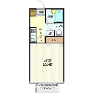 パールハイツ松波【205号室】の間取り