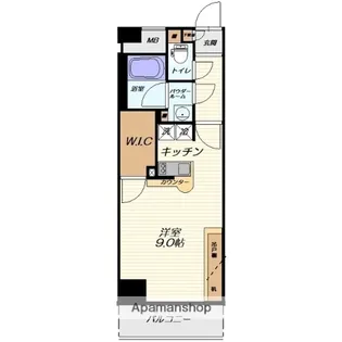 FLAT山形【604号室】の間取り