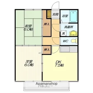 ドエル708【102号室】の間取り