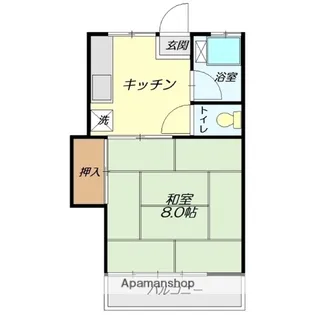 わたなべハイツ(東原町)【2階】の間取り