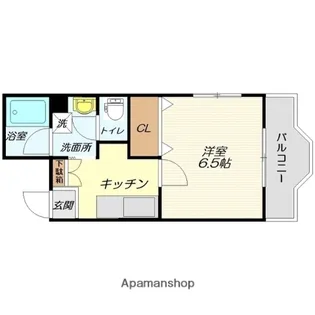 ドリームパレス荒楯【2階】の間取り