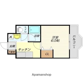 ドリームパレス荒楯【302号室】の間取り