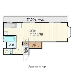 ラ・ベール【403号室】の間取り