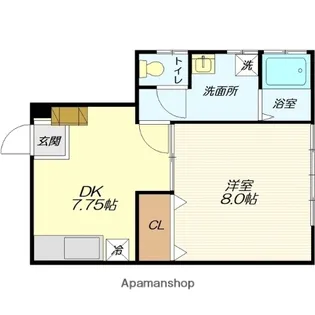 サクラハイツⅡ(四ツ谷)【201号室】の間取り