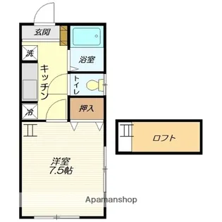 クレールⅠ【202号室】の間取り