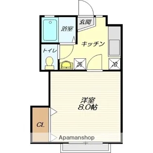 ラムセスA UNI【1階】の間取り